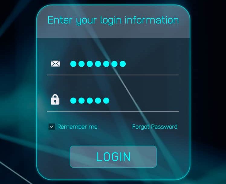 Login-Fenster ohne Zwei-Faktor-Authentifizierung